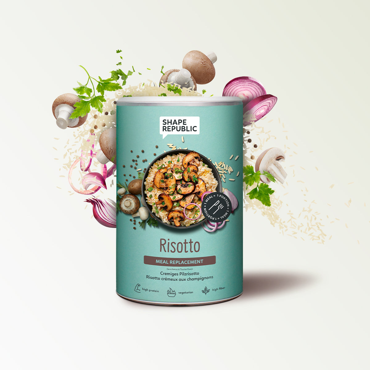 Protein Risotto 560g | Cremiges Pilzrisotto | Shape Republic