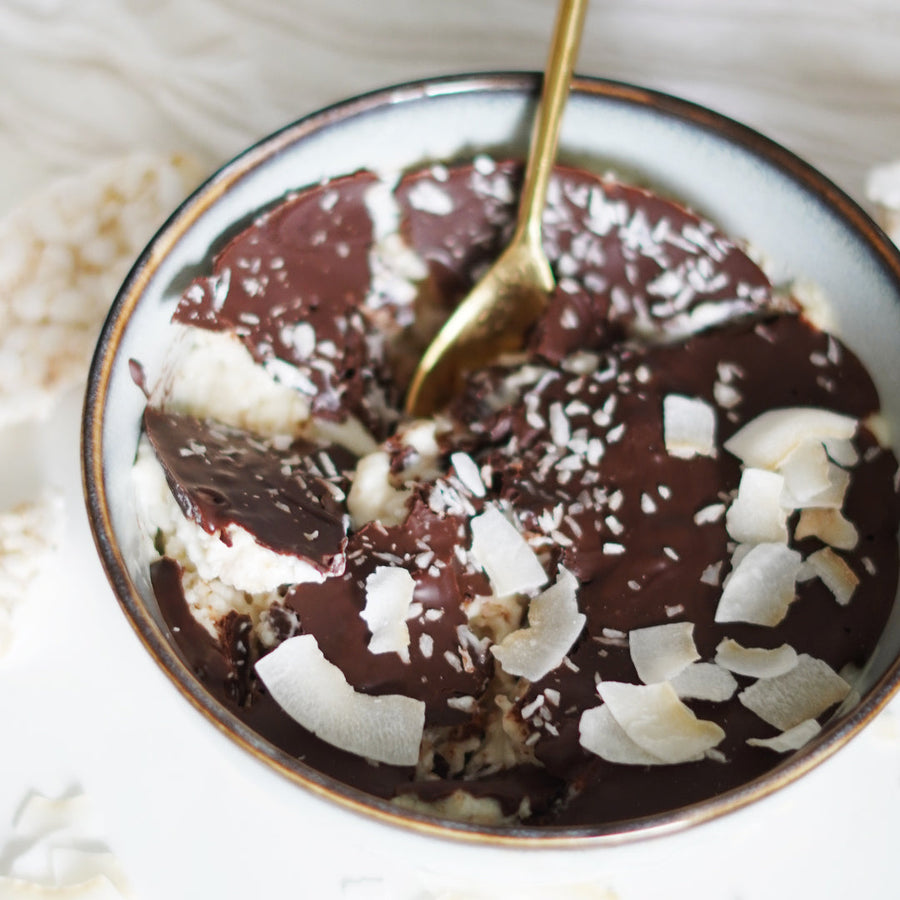 Rezept: High Protein Coco Rice Cake