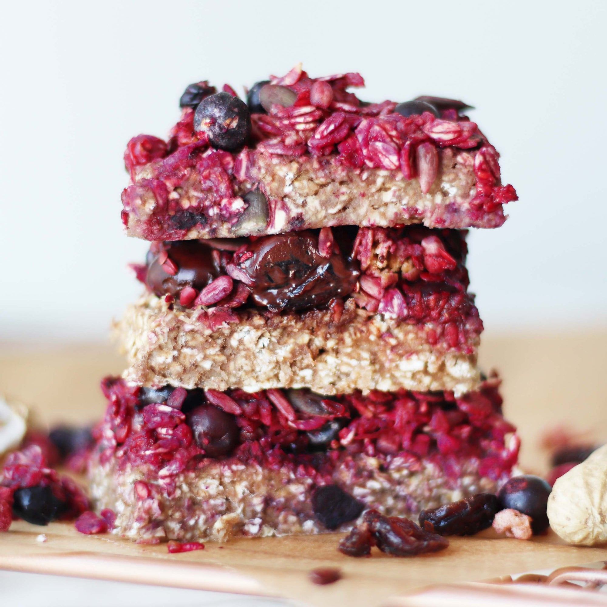 High Protein Oat Bars