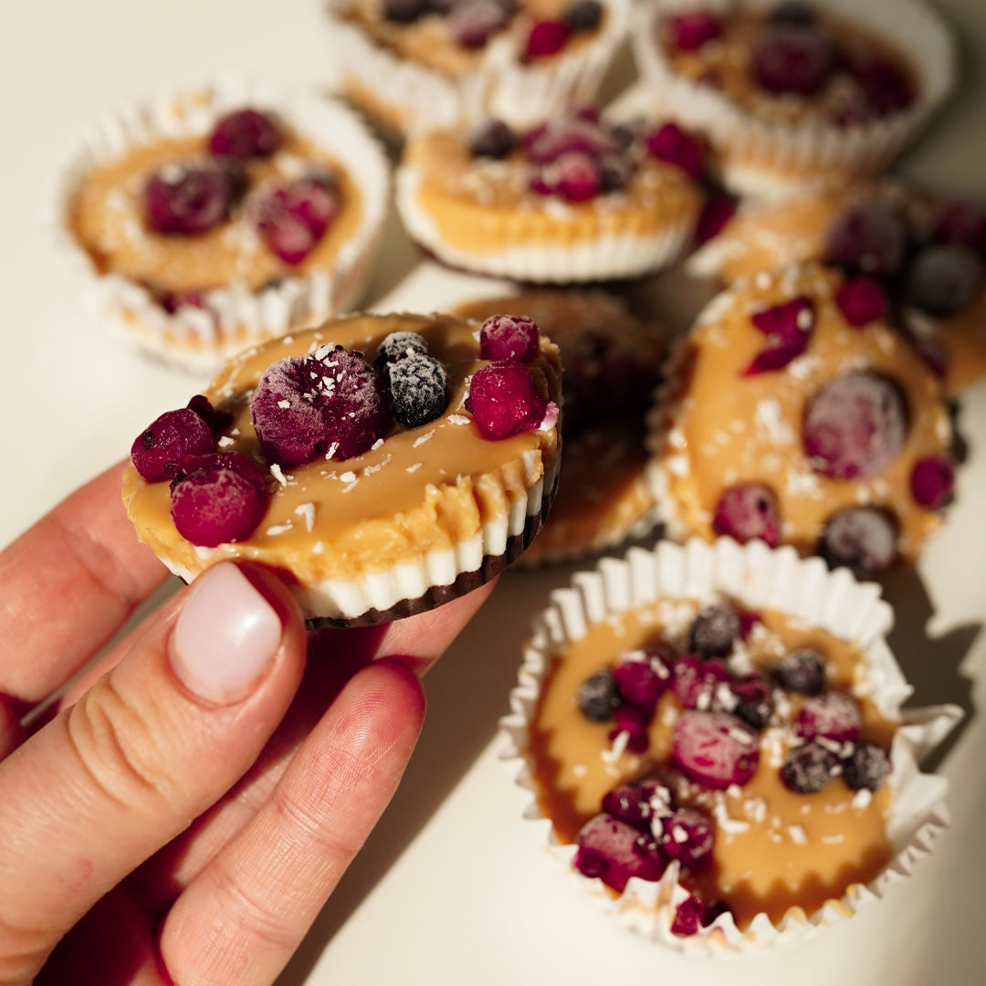 Froyo Shape Rezept: Peanut Cup Froyo Bites