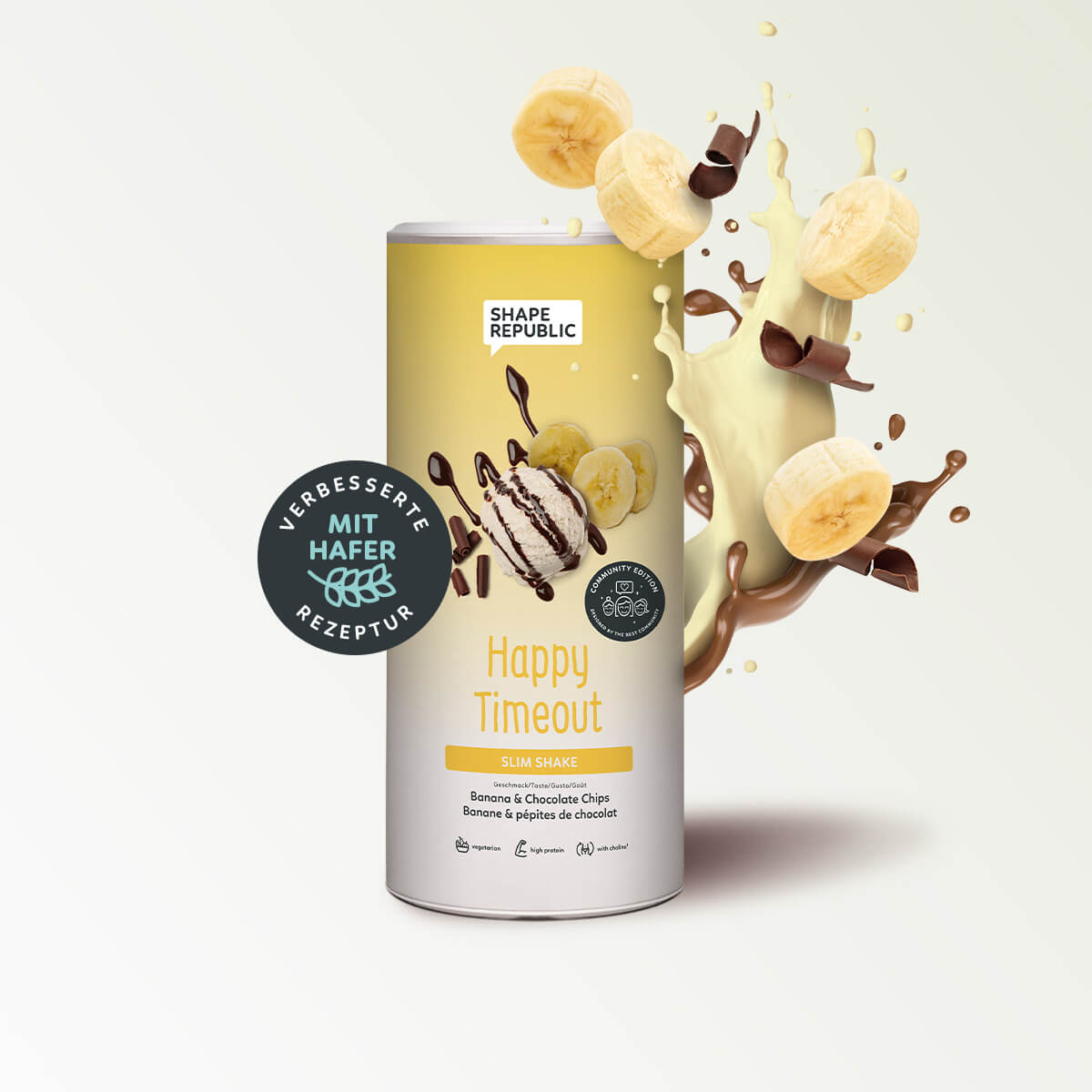 Slim Shake 420g | Banana & Chocolate Abnehm Shake | Shape Republic