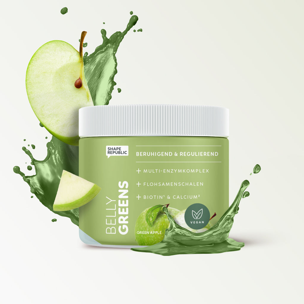 Belly Greens 210g | Green Apple Balance | Shape Republic -D