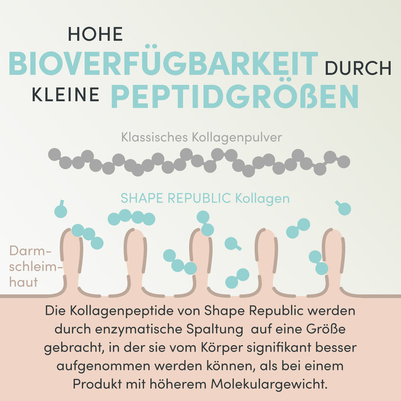 Shape & Glow 500 g Kollagenpulver Shape Republic