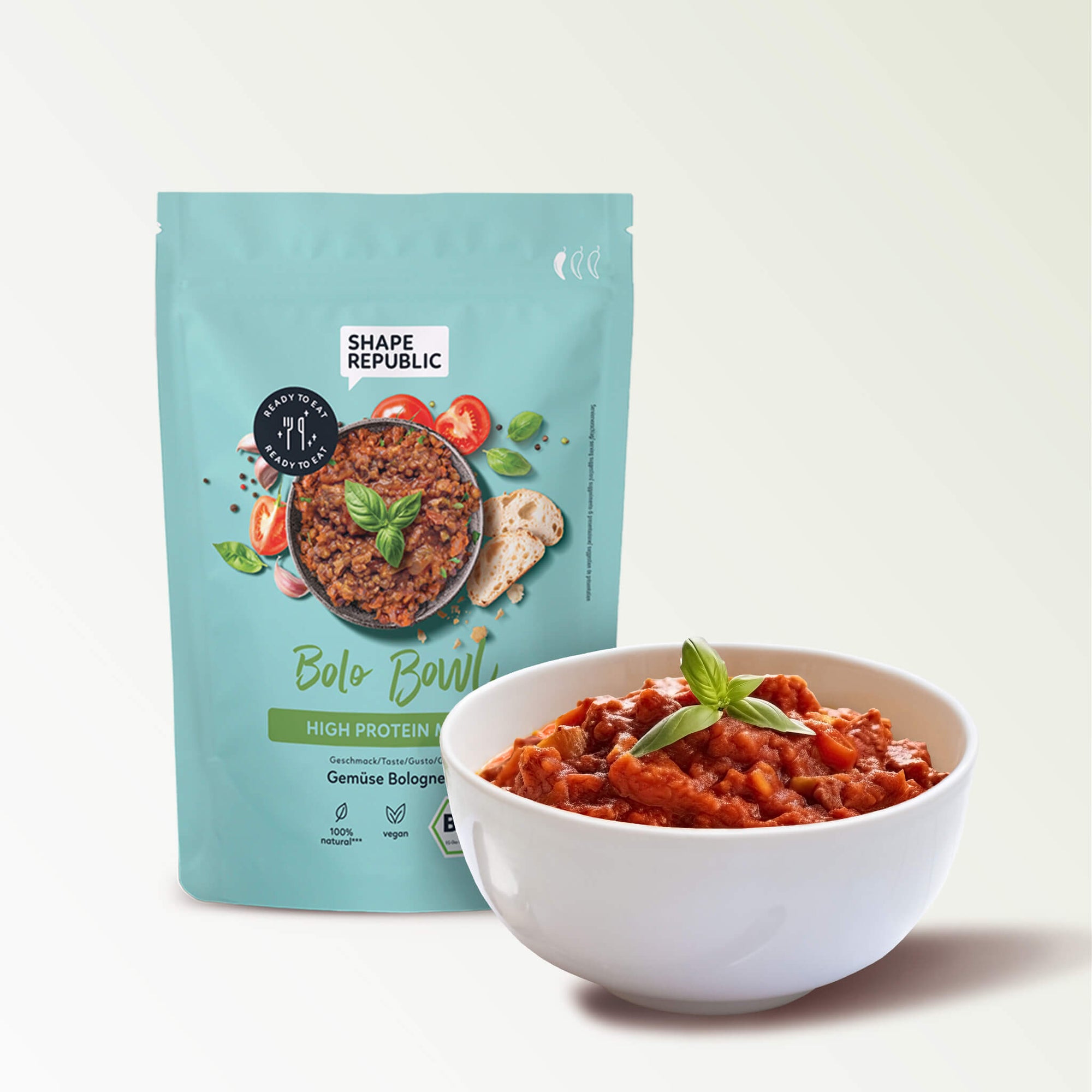 Bio High Protein Meal 400g | Bolognese | Shape Republic