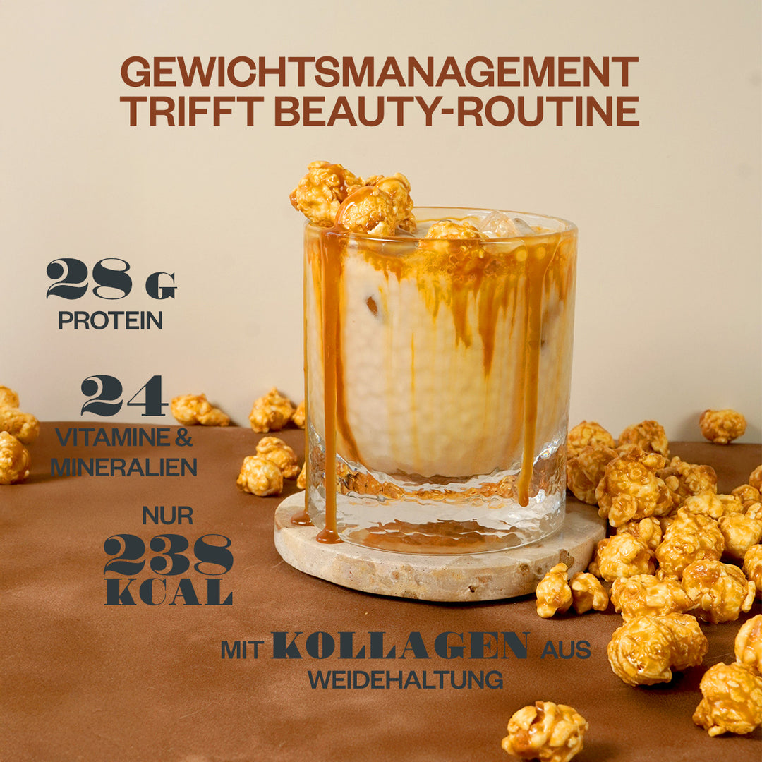 Slim Shake + Kollagen Karamell Popcorn 420g