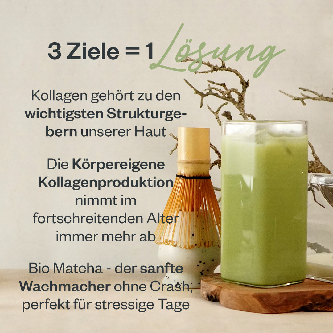 Shape & Glow 450 g | Kollagenpulver MATCHA