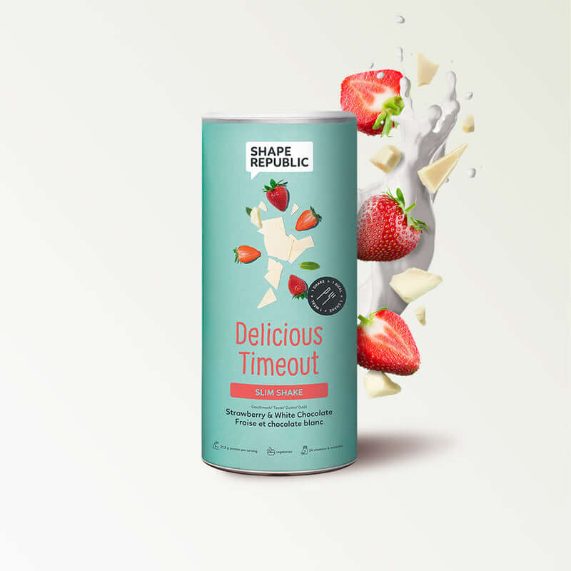 Shape Republic - Slim Shake - 420g - Strawberry & White Chocolate - Abnehm Shake