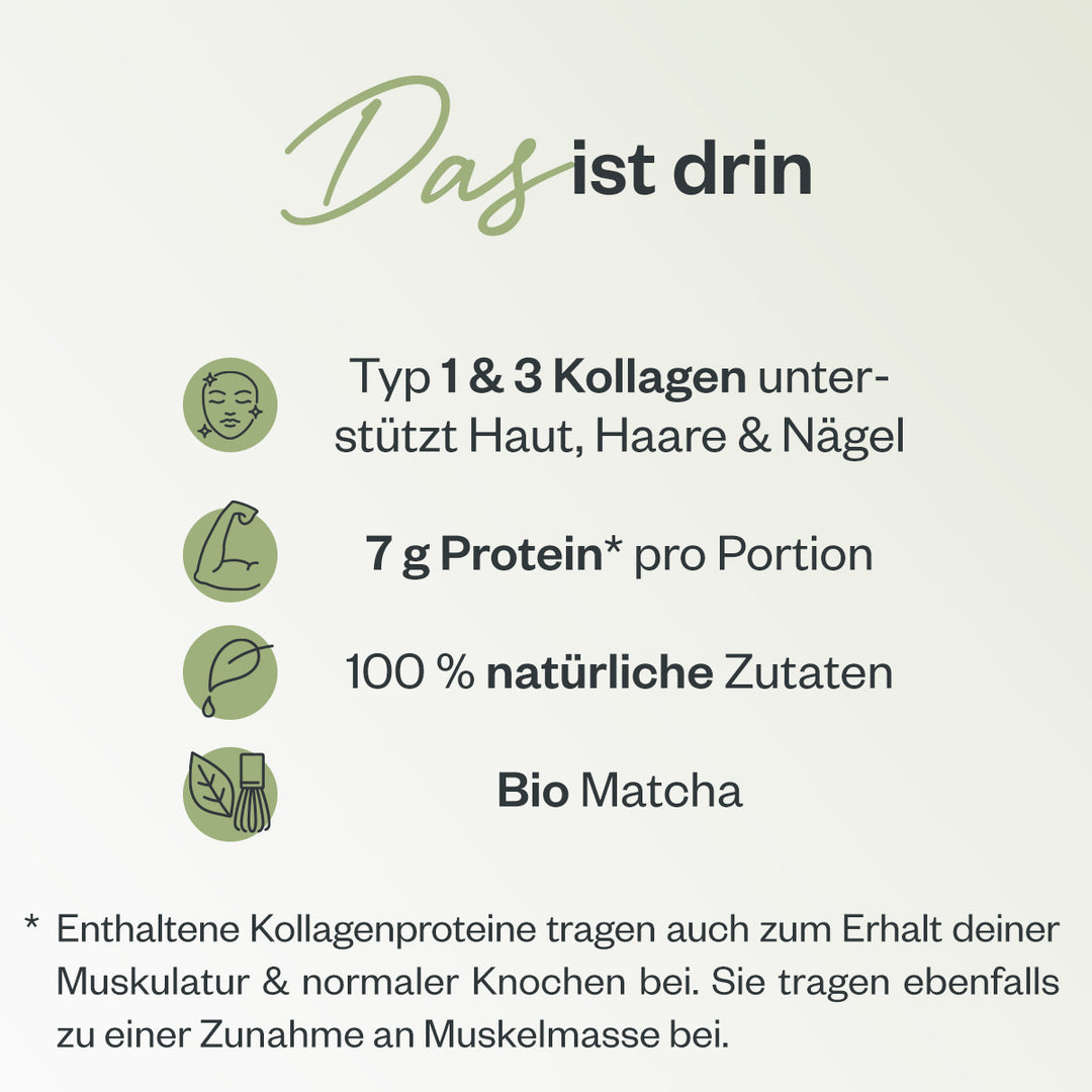 kollagen pulver matcha