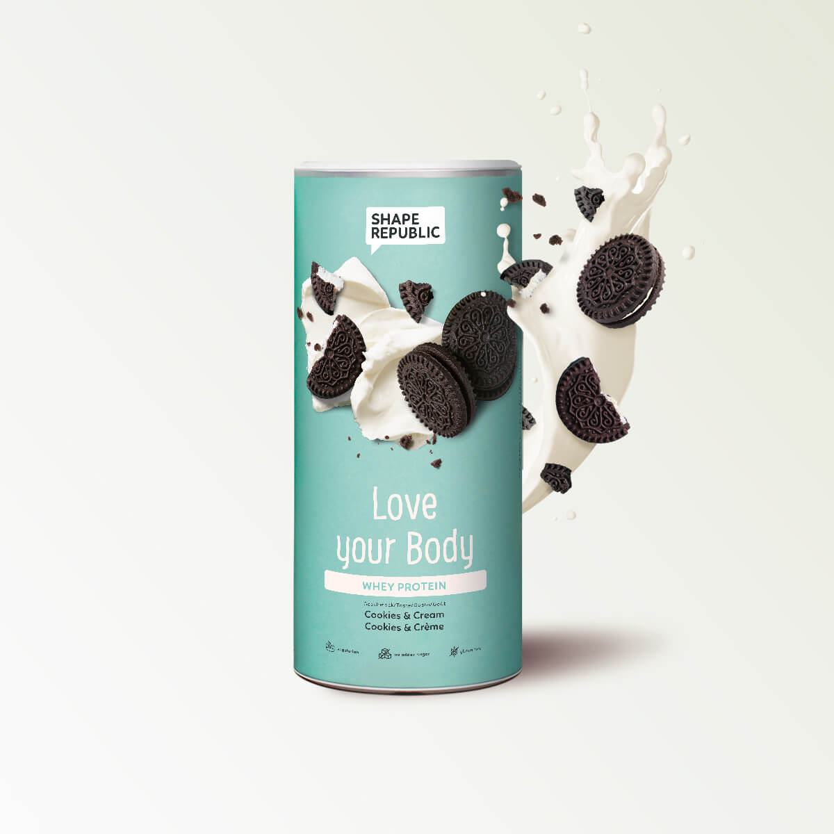 Shape Republic - Whey Protein - 420g - Cookies & Cream - Proteinshake