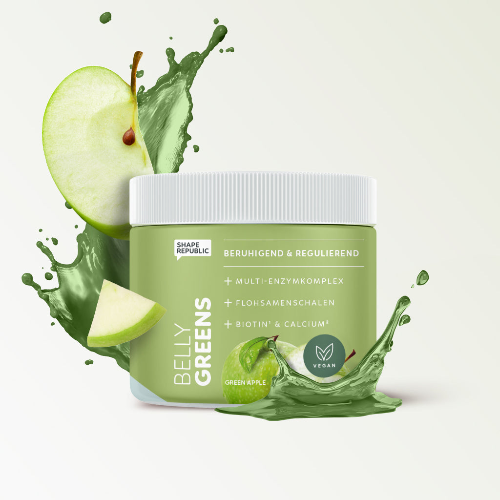 Belly Greens 210g | Green Apple Balance | Shape Republic