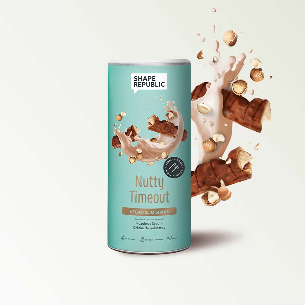 Shape Republic - Vegan Slim Shake - 420g - Haselnusscreme - Abnehm Shake